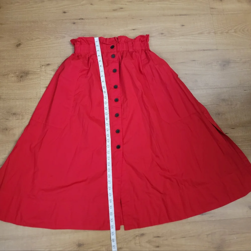 EVERLANE The Easy Button-Front Skirt - Picture 10 of 12
